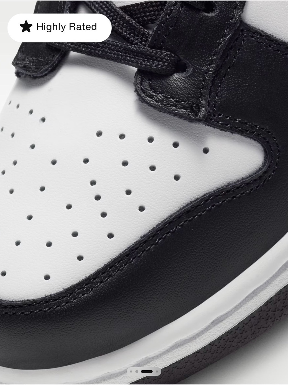 Nike Black and White Low-Top Sneakers - Picture 4 of 7